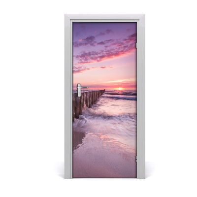 Self-adhesive door sticker Breakwater