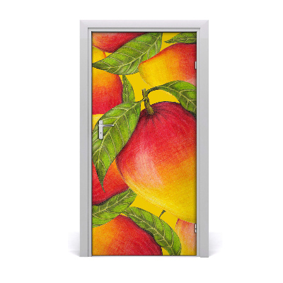 Self-adhesive door sticker Mango