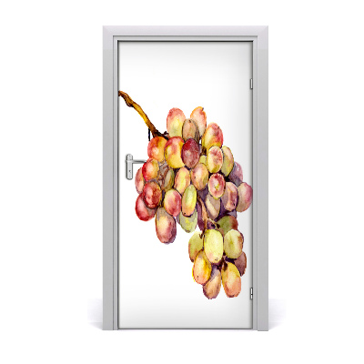 Self-adhesive door sticker Grapes