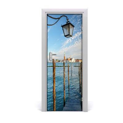 Self-adhesive door wallpaper Venice italy