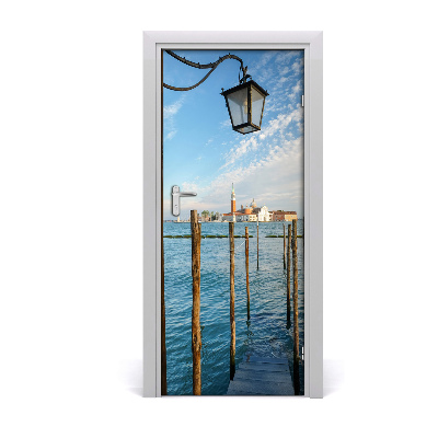 Self-adhesive door wallpaper Venice italy