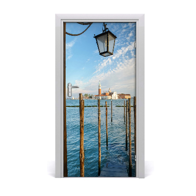 Self-adhesive door wallpaper Venice italy