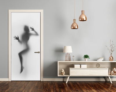 Self-adhesive door wallpaper Sexy woman