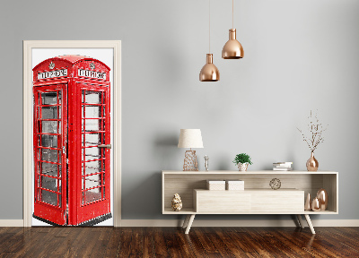 Door wallpaper Telephone booth