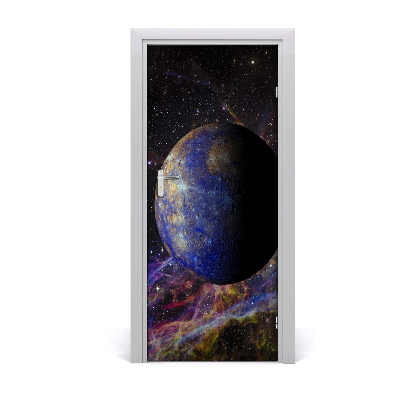 Self-adhesive door wallpaper Mercury