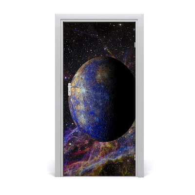 Self-adhesive door wallpaper Mercury