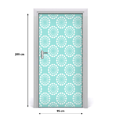 Door wallpaper Geometric background