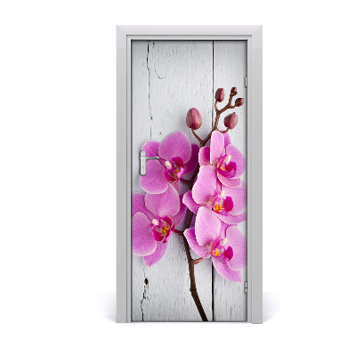 Door adhesive Pink orchid