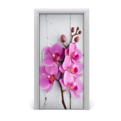 Door adhesive Pink orchid