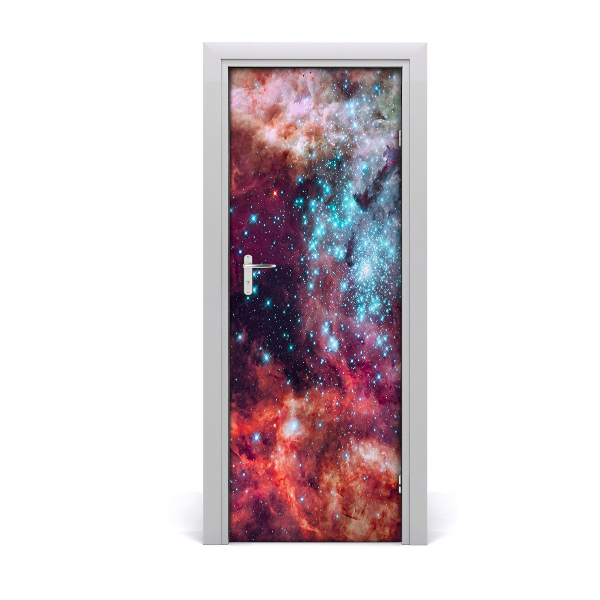 Self-adhesive door wallpaper Magellan's cloud