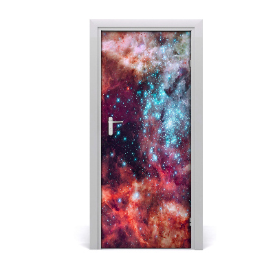 Self-adhesive door wallpaper Magellan's cloud