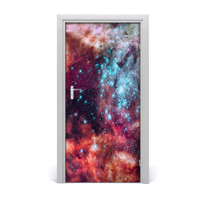 Self-adhesive door wallpaper Magellan's cloud