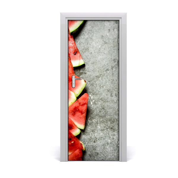 Self-adhesive door sticker Watermelon