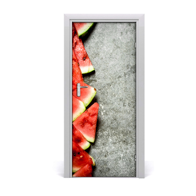 Self-adhesive door sticker Watermelon