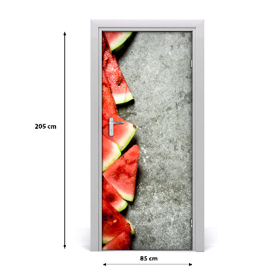 Self-adhesive door sticker Watermelon