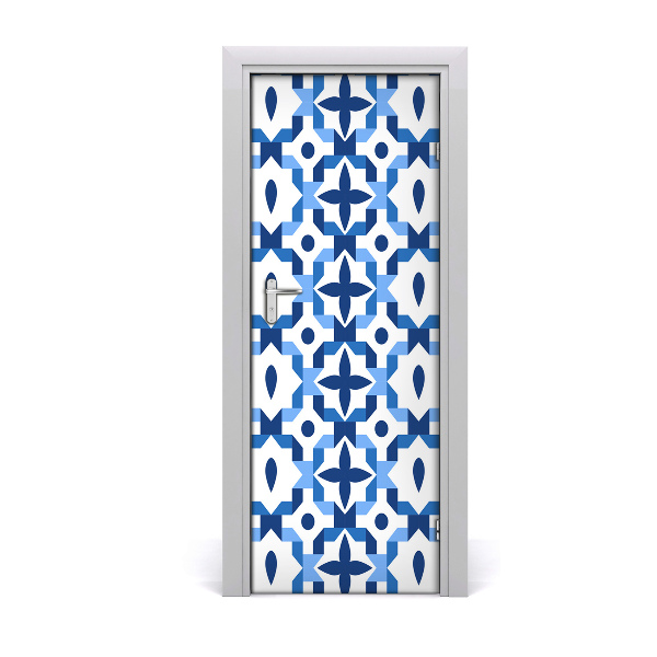 Door wallpaper Geometric background