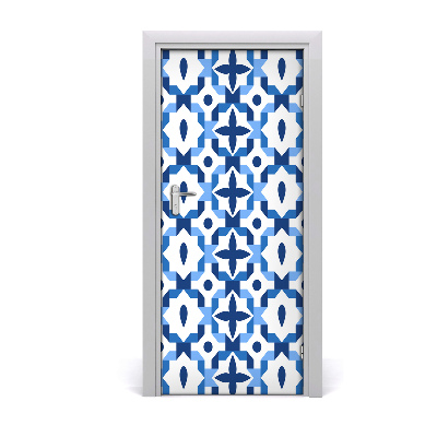 Door wallpaper Geometric background