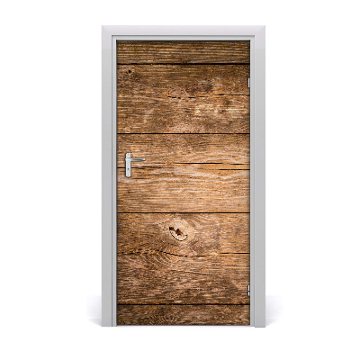 Door wallpaper Wooden background