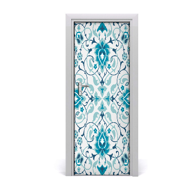 Self-adhesive door veneer Arabic pattern