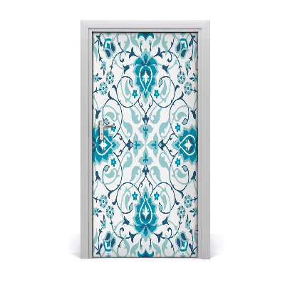 Self-adhesive door veneer Arabic pattern