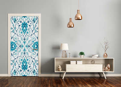 Self-adhesive door veneer Arabic pattern