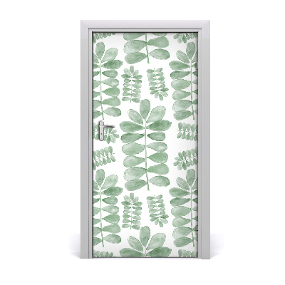 Self-adhesive door veneer Eucalyptus leaves