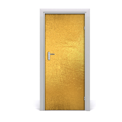 Door wallpaper Gold foil background