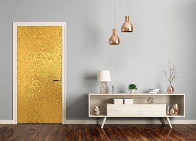 Door wallpaper Gold foil background