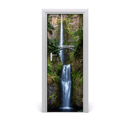 Self-adhesive door sticker Waterfall