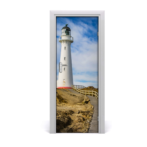 Self-adhesive door wallpaper Lighthouse