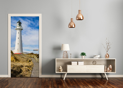 Self-adhesive door wallpaper Lighthouse