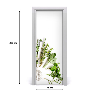 Door adhesive Herbs