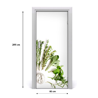 Door adhesive Herbs