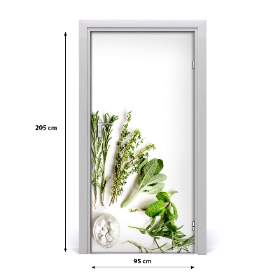 Door adhesive Herbs