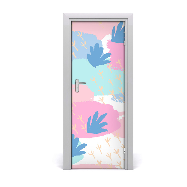 Self-adhesive door sticker Colorful spots