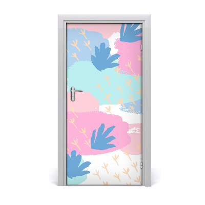 Self-adhesive door sticker Colorful spots