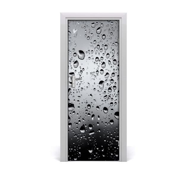 Door wallpaper Drops of water