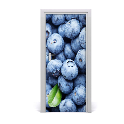 Self-adhesive door sticker Blueberries