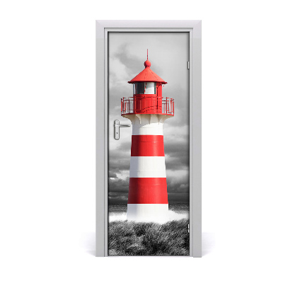 Self-adhesive door sticker Lighthouse