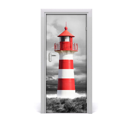 Self-adhesive door sticker Lighthouse