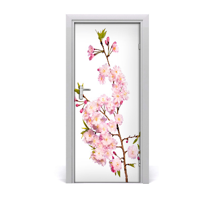 Self-adhesive door veneer Cherry blossoms