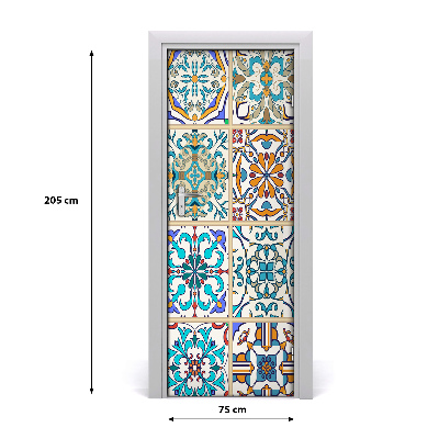 Door wallpaper Ceramic tiles