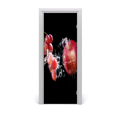 Self-adhesive door sticker Fruits