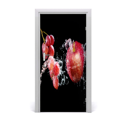 Self-adhesive door sticker Fruits