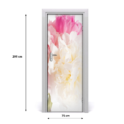 Self-adhesive door veneer Peony