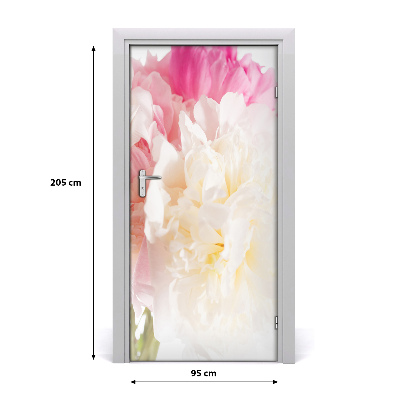 Self-adhesive door veneer Peony