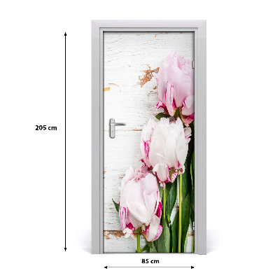 Self-adhesive door veneer Peony