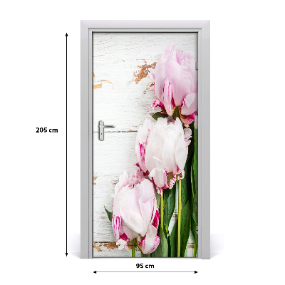 Self-adhesive door veneer Peony