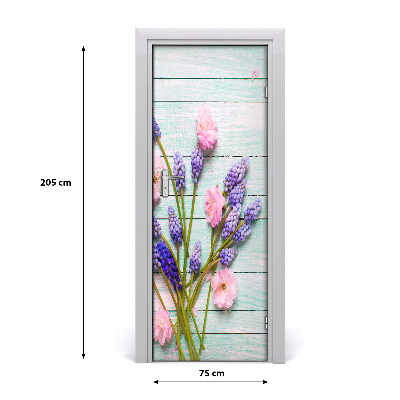 Self-adhesive door veneer Muscari