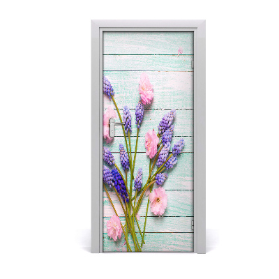 Self-adhesive door veneer Muscari